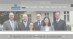 Desktop Screenshot of bergsdorf-rechtsanwaelte.de